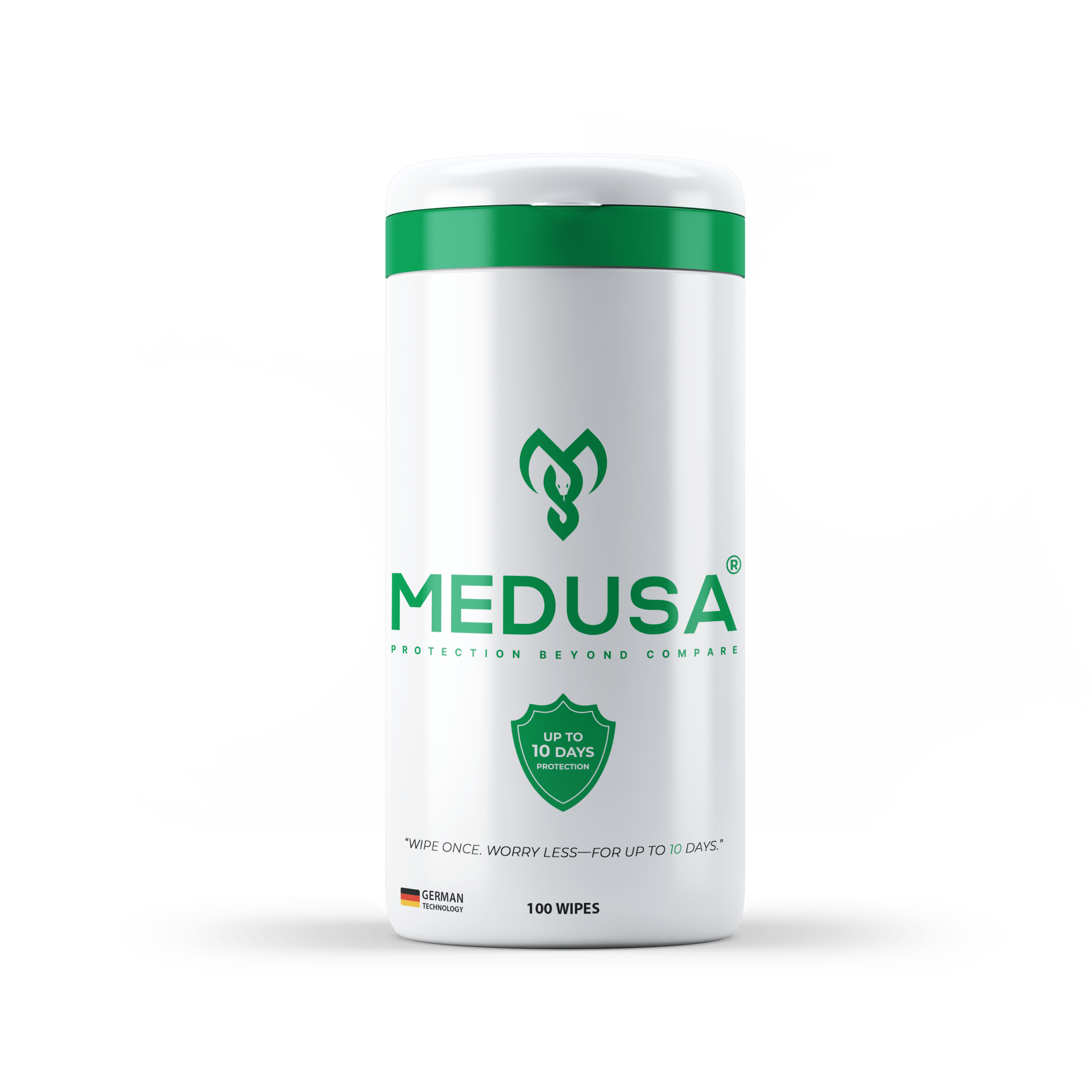 MEDUSA - Alcohol Free - Wipes Canister 100 (Front) (1)