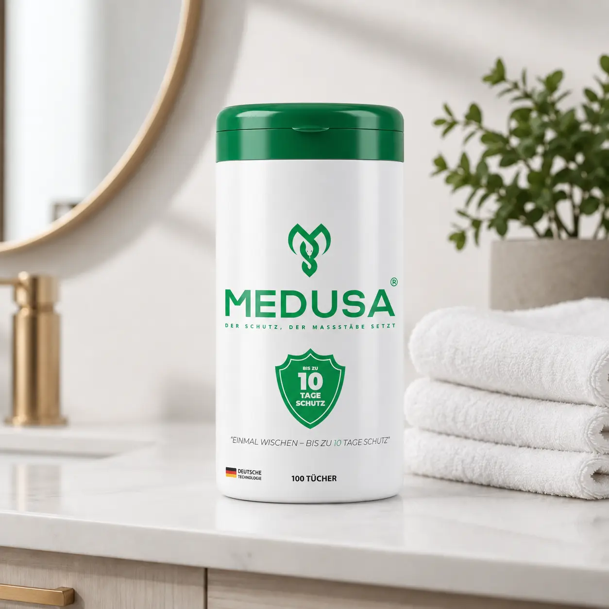 MEDUSA - Canister 100 wipes (1) GERMAN