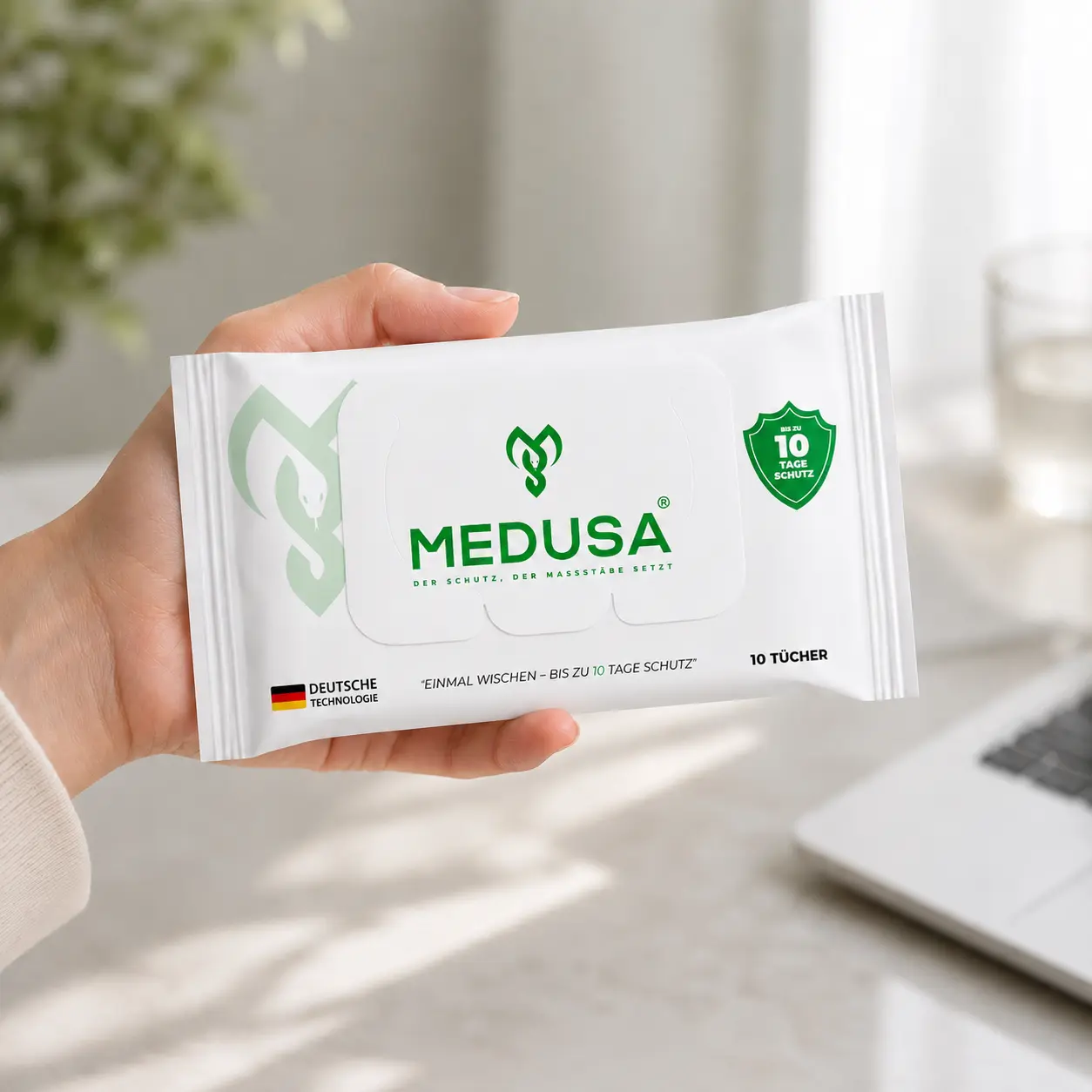 MEDUSA - Pocket 10 wipes (5) GERMAN
