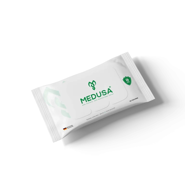 MEDUSA - Alcohol Free - 10 pocket wipes 03 GERMAN
