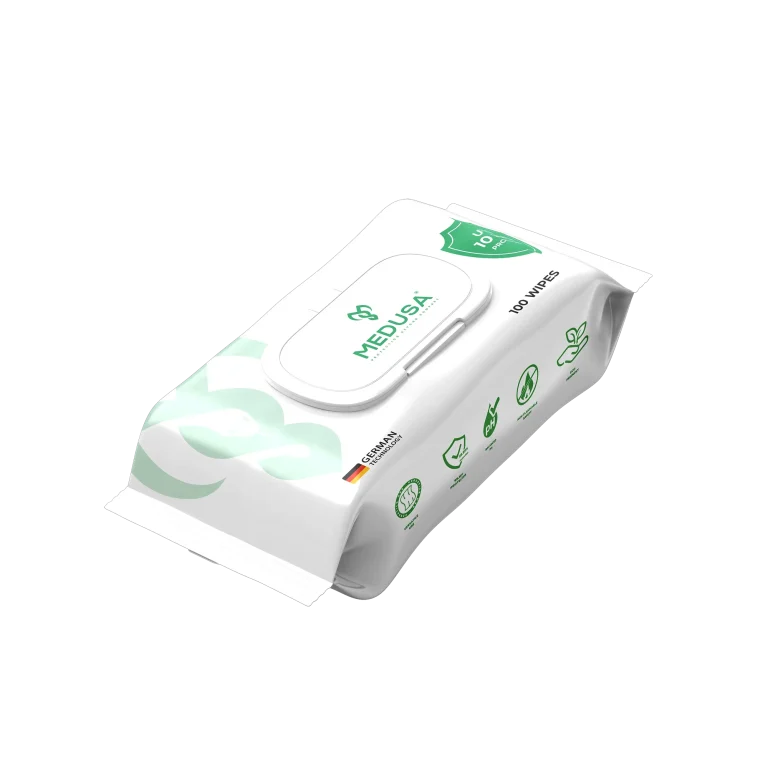 MEDUSA - Alcohol Free - 100 soft pocket wipes 04